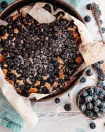 Blaubeerkuchen vegan Blueberry Cake vegan