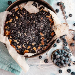 Blaubeerkuchen vegan Blueberry Cake vegan