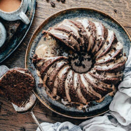 Kaffee-Kuchen vegan , Coffee Cake