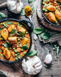Gnocchi Kürbis Curry vegan