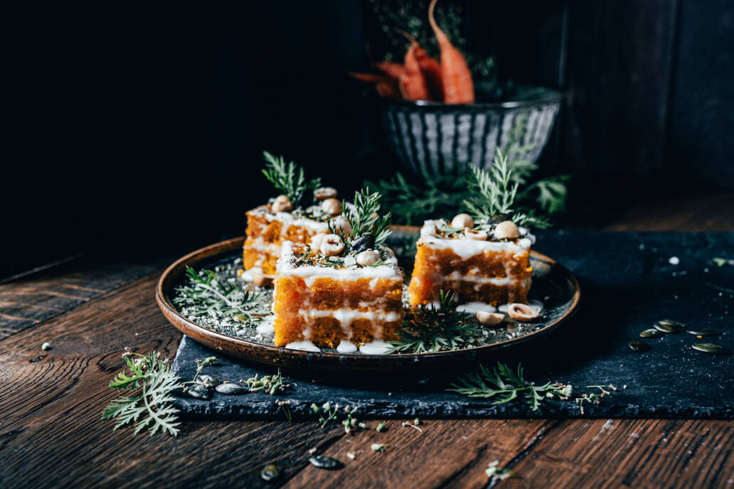 Karottenkuchen vegan