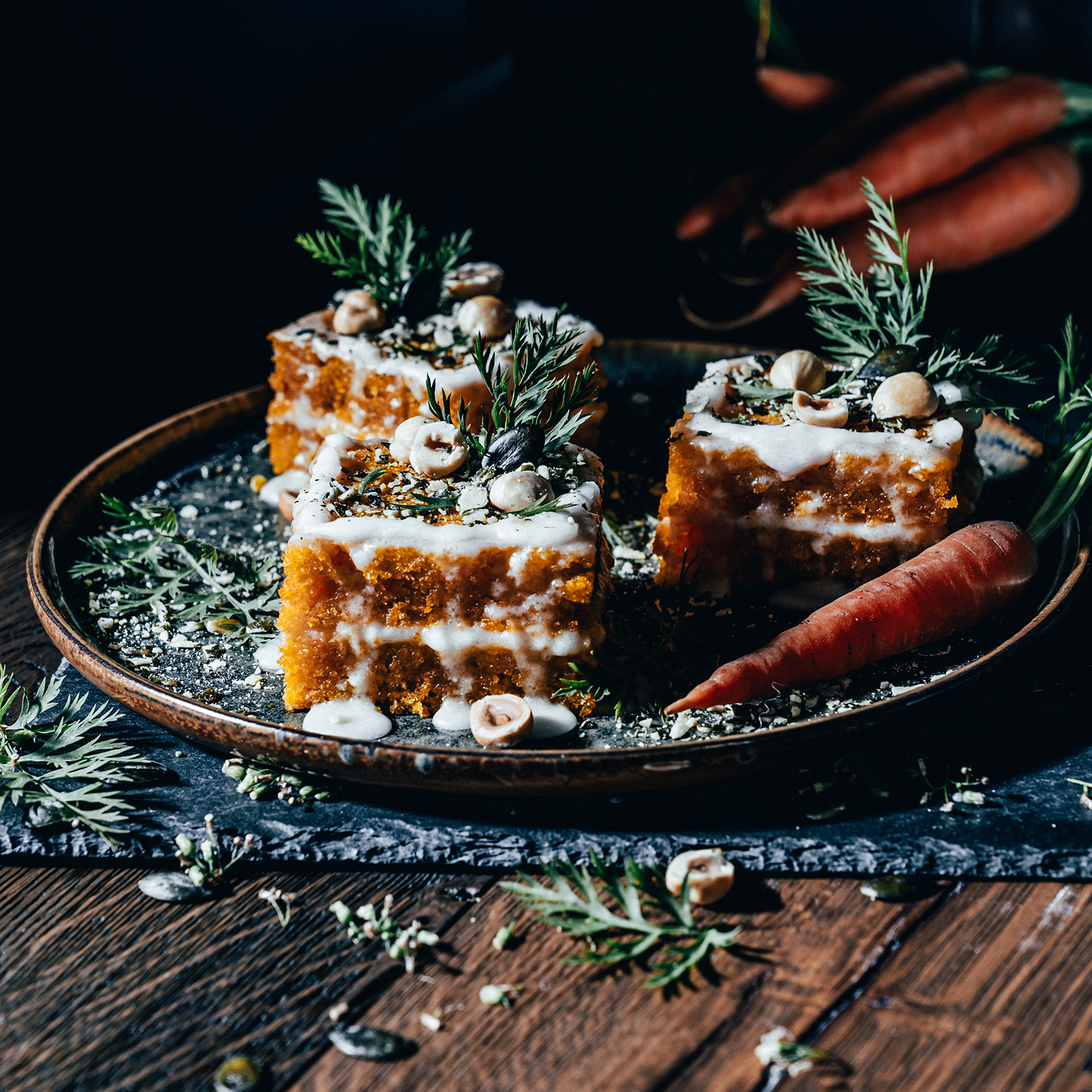 Karottenkuchen vegan