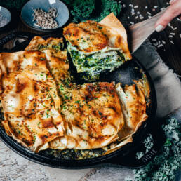 Grünkohl Lasagne vegan