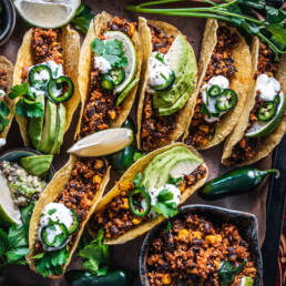 Taccos vegan Earth needs Vegans