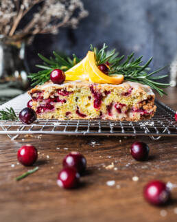 Cranberry Brot vegan