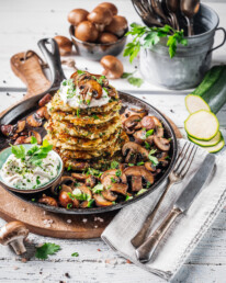 Zucchini Kartoffelpuffer vegan