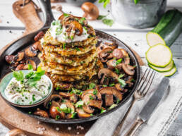 Zucchini Kartoffelpuffer vegan