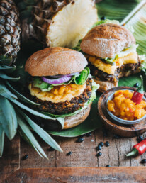 Ananas Burger vegan