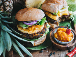 Ananas Burger vegan
