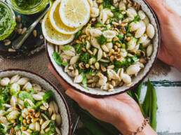 Bärlauch Pasta vegan