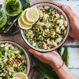 Bärlauch Pasta vegan