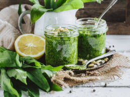 Bärlauchpesto Earth needs Vegans
