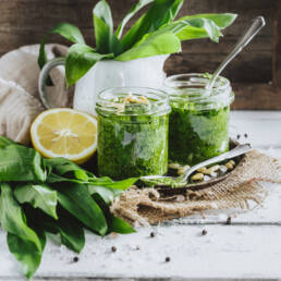 Bärlauchpesto Earth needs Vegans