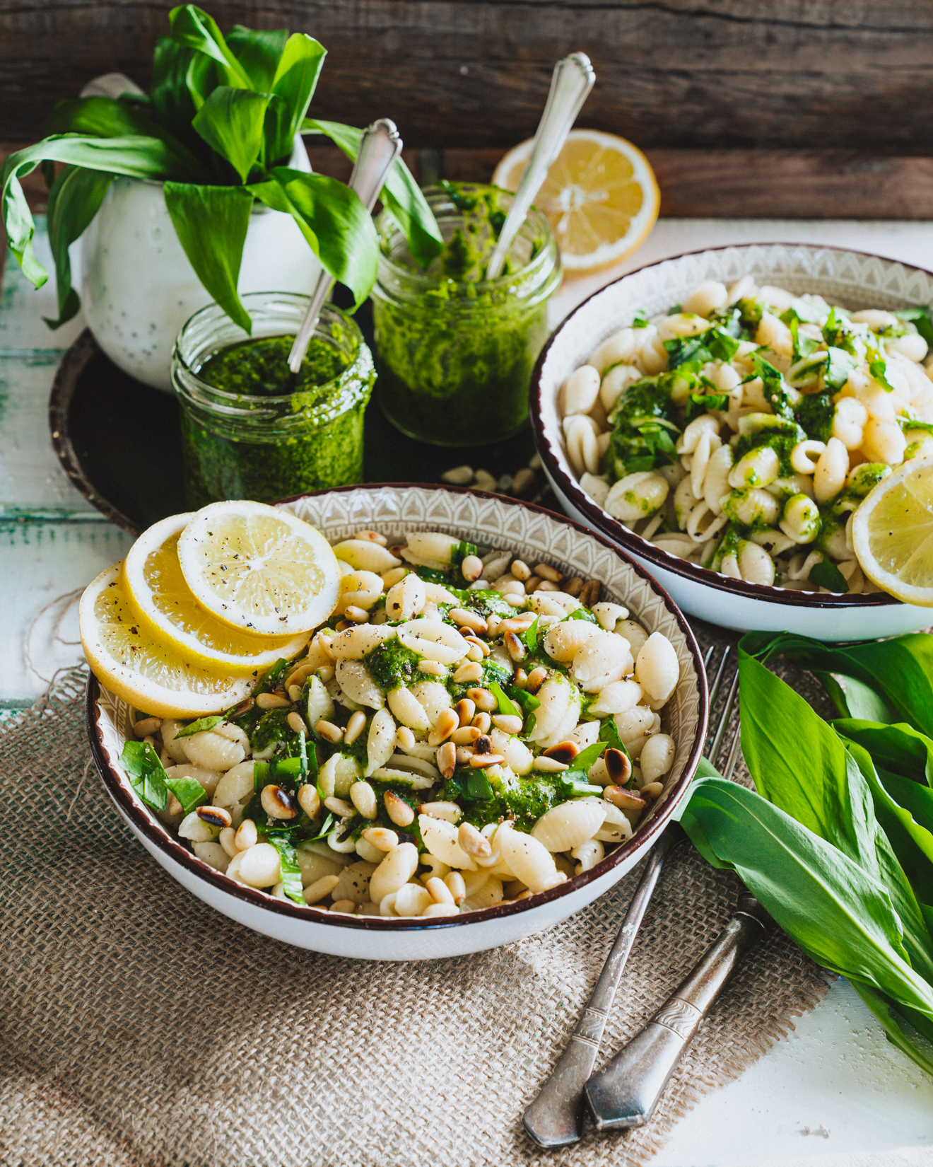 Bärlauch Pasta vegan