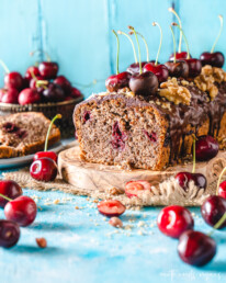 KIRSCH-WALNUSS BANANENBROT vegan