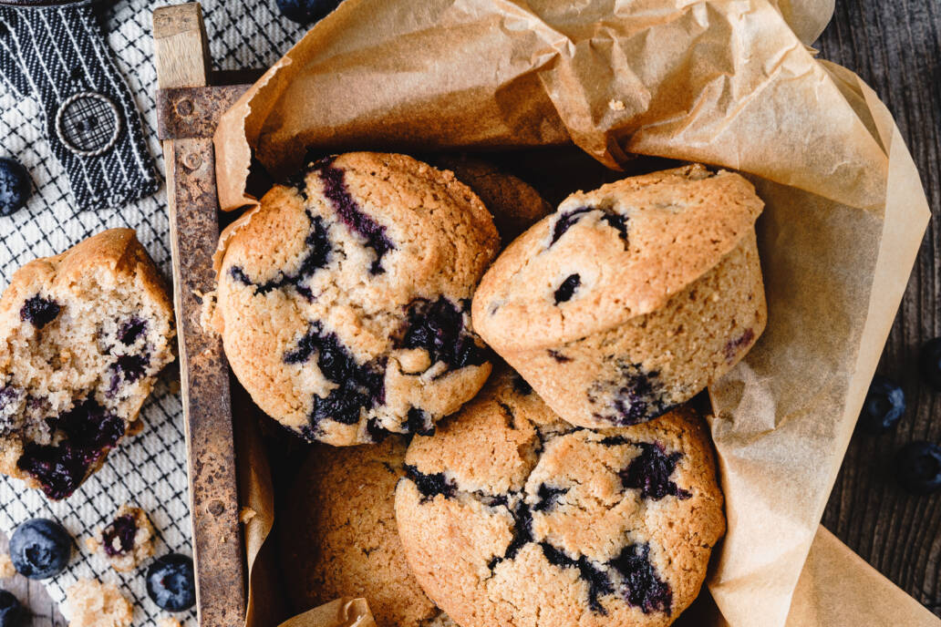 Blaubeermuffins vegan