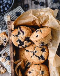 Blaubeermuffins vegan