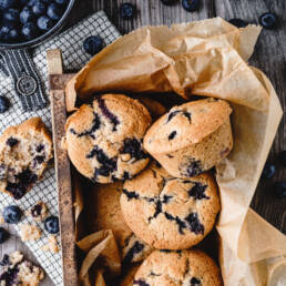 Blaubeermuffins vegan