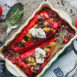 gefüllte Paprika vegan