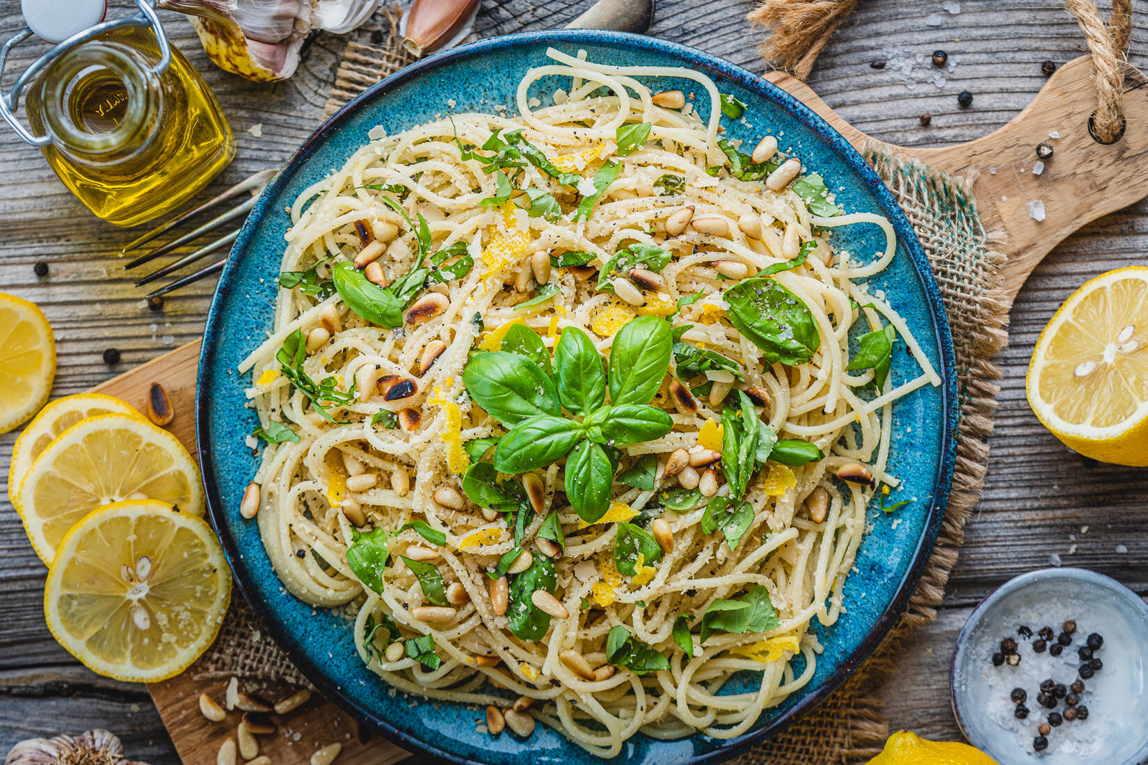 Pasta al Limone vegan