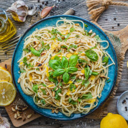 Pasta al Limone vegan