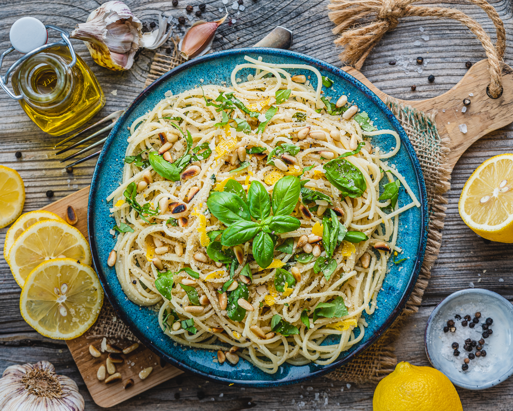 Pasta al Limone vegan