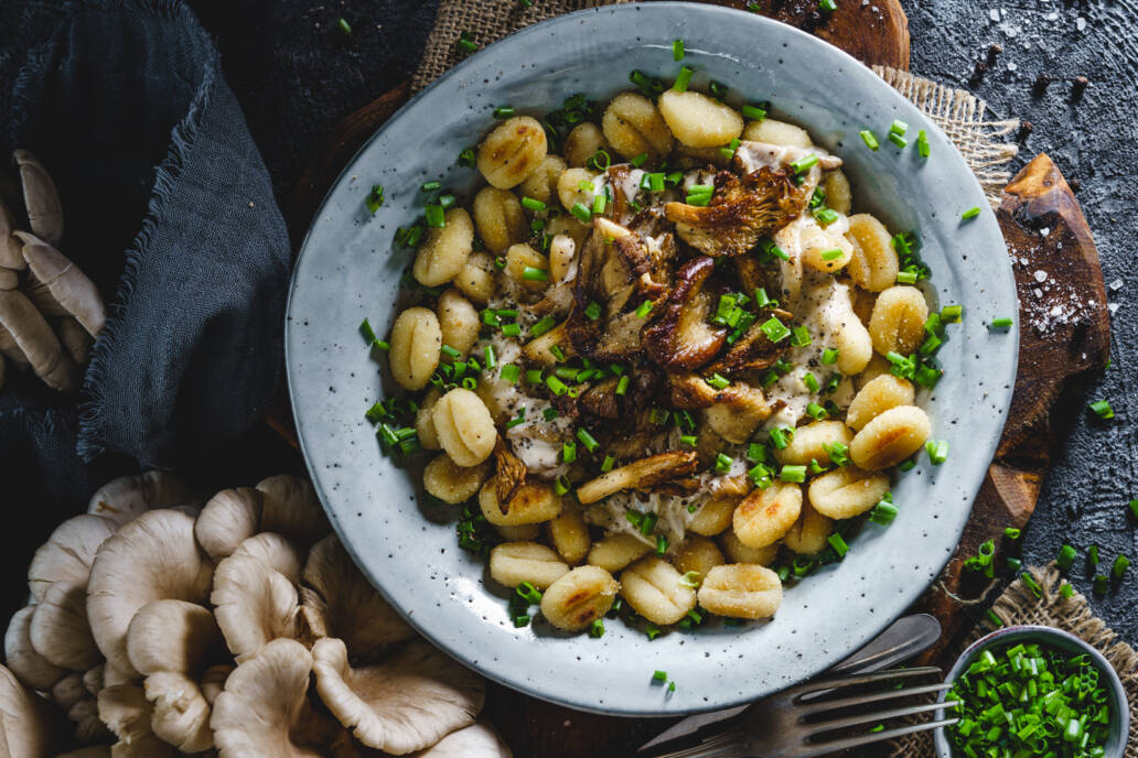 Pilzrahmsauce vegan