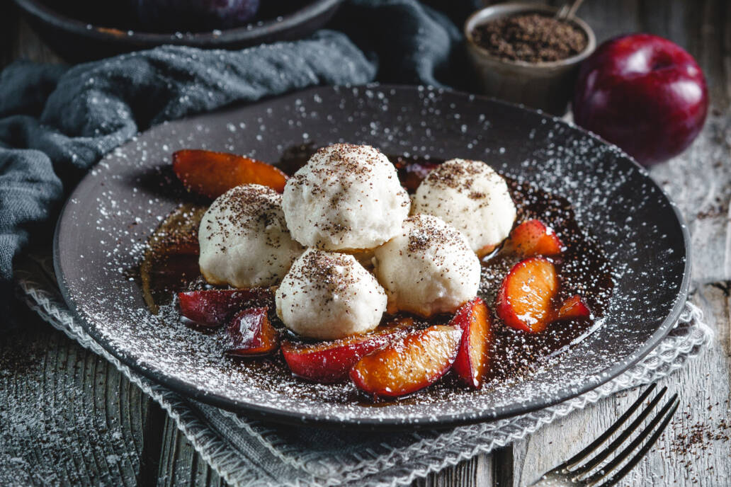 Topfenknödel vegan