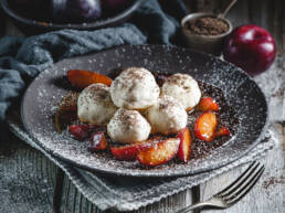Topfenknödel vegan