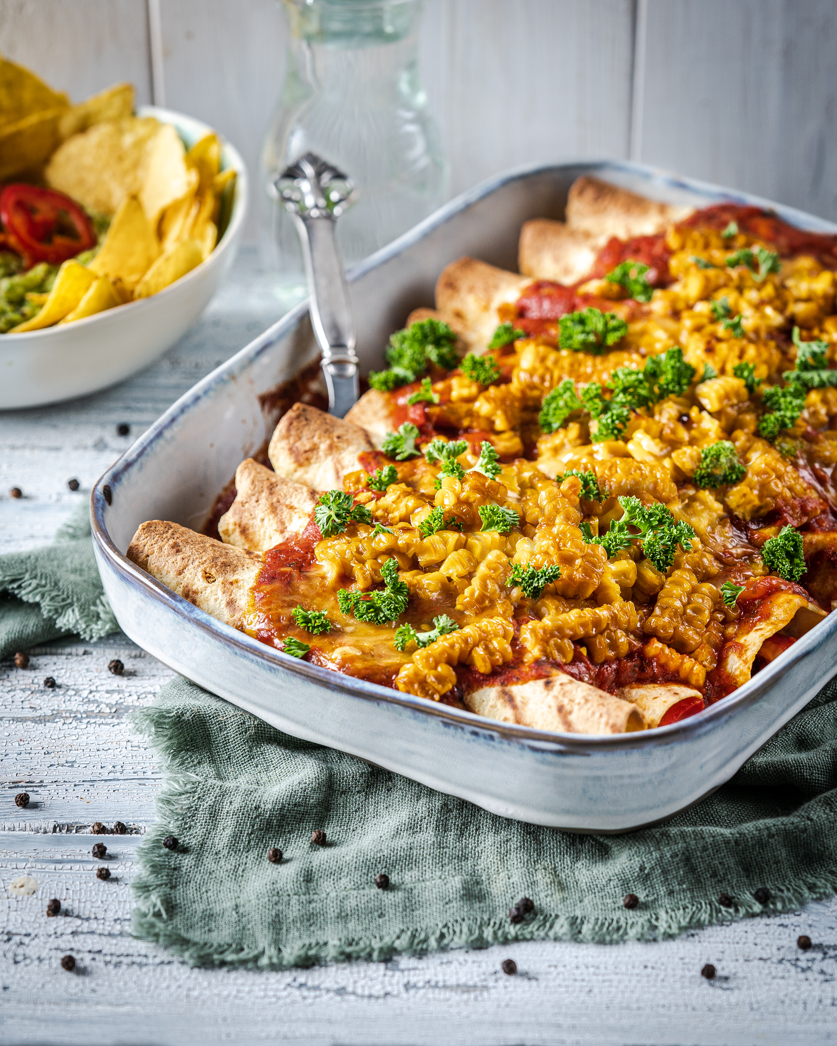 Enchiladas vegan