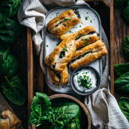 Blätterteig vegan gefüllt
