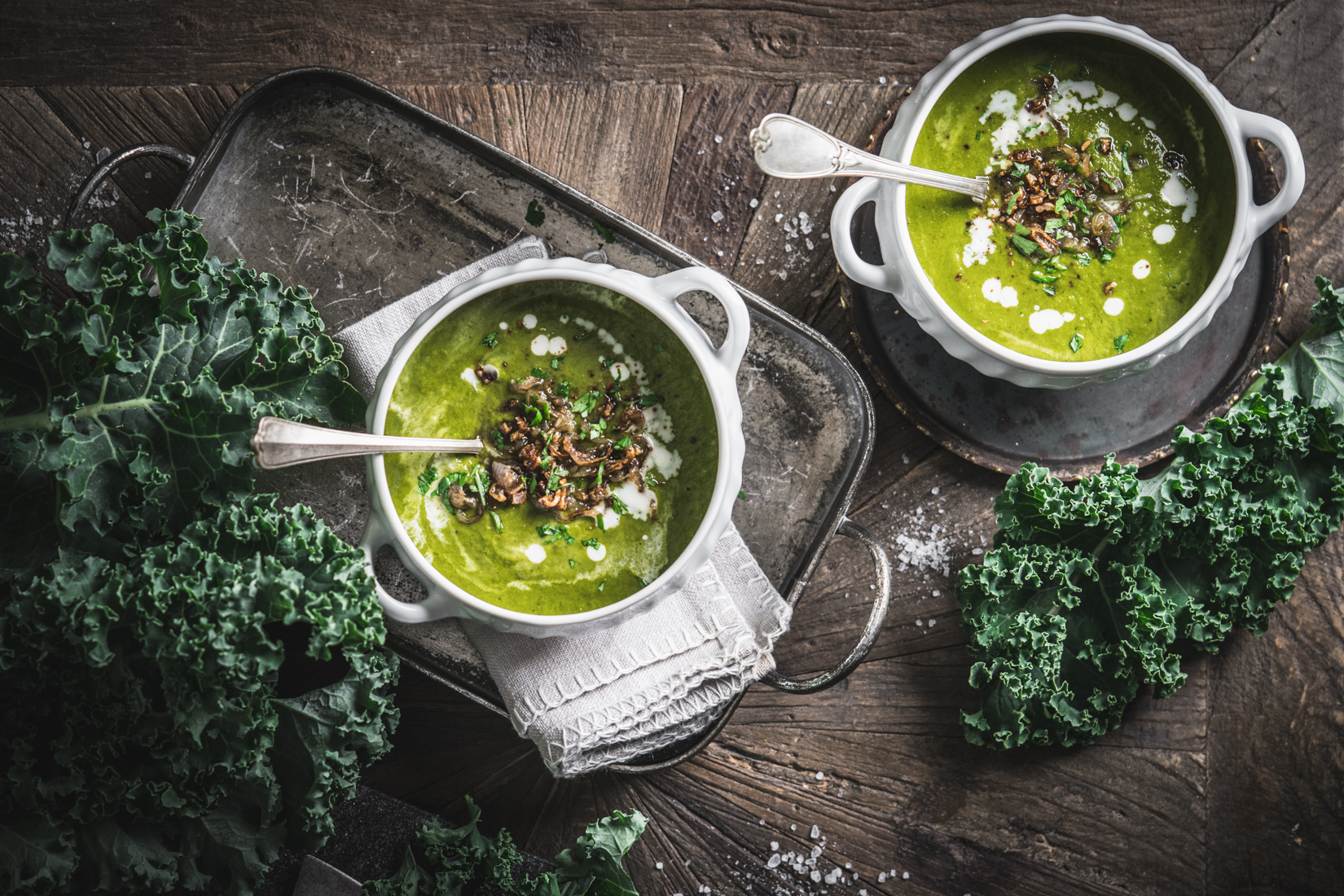 vegan Kale Soup vegane Grünkohlsuppe