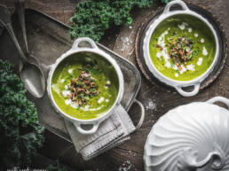 vegan Kale Soup vegane Grünkohlsuppe