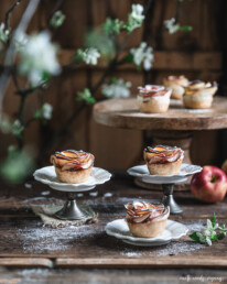Apfel-Blätterteig-Rosen
