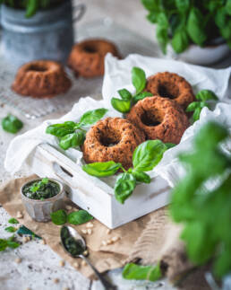 vegan Italian Herb and Sun-Dried Tomato Muffins