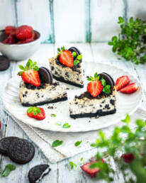 Vegan Oreo Cheesecake