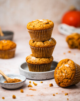 vegane Kürbismuffins
