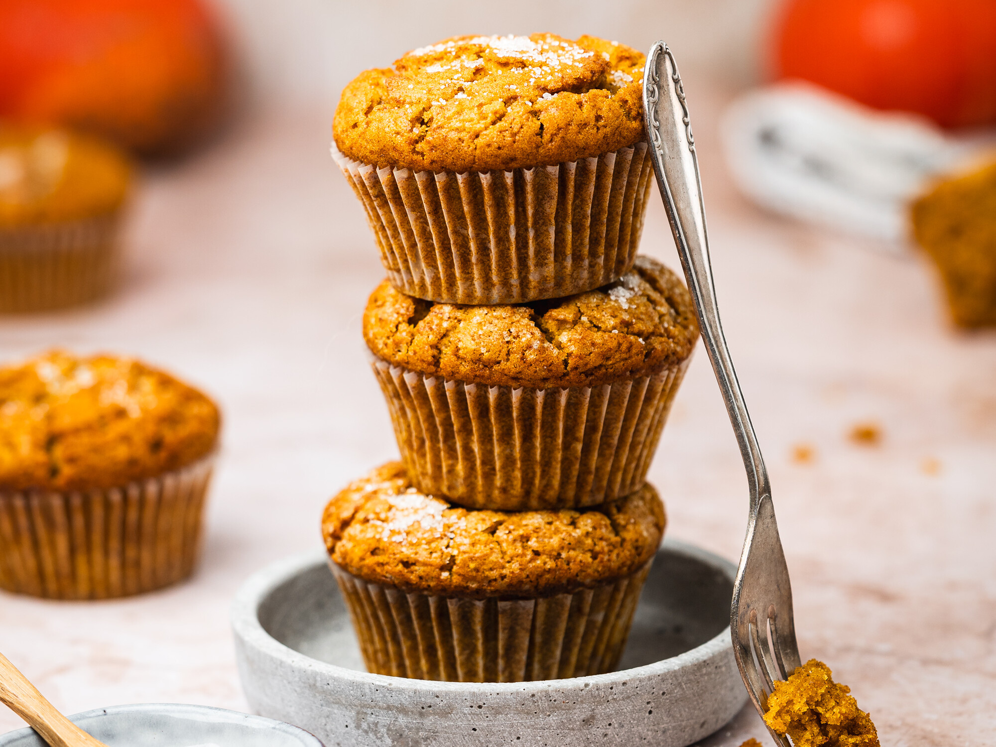 vegane Kürbismuffins