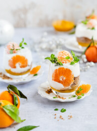 Veganer Cheesecake im Glas