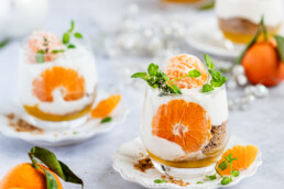 Veganer Cheesecake im Glas