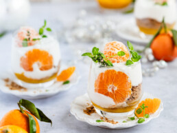 Veganer Cheesecake im Glas