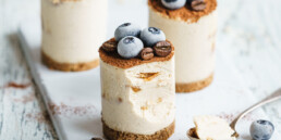 vegane Erdnussbutter Kaffee Törtchen