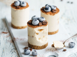vegane Erdnussbutter Kaffee Törtchen