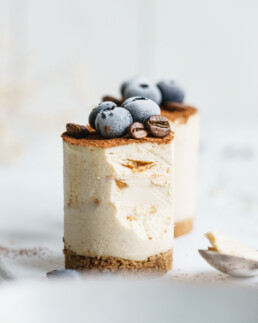 vegane Erdnussbutter Kaffee Törtchen