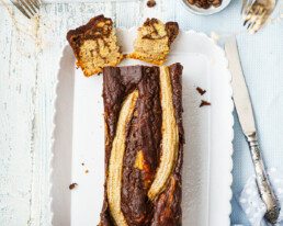 Veganes Schoko-Kaffee Bananenbrot