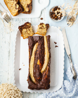 Veganes Schoko-Kaffee Bananenbrot