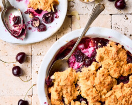 Kirsch Cobbler vegan