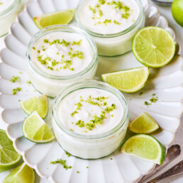 Veganes Limetten Mousse
