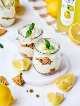Veganes Limoncello Tiramisu