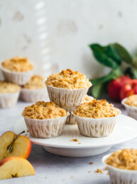 Veganer Apfel-Streusel-Muffin